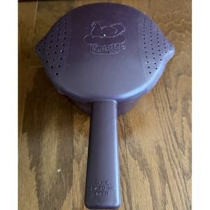 Pampered Chef Small Micro Cooker Microwave Steamer 4 Cup 1 Quart Plum Purple